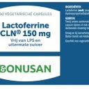 Etiket Bonusan Lactoferrine 150mg