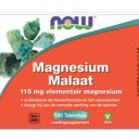 Etiket NOW Magnesium Malaat