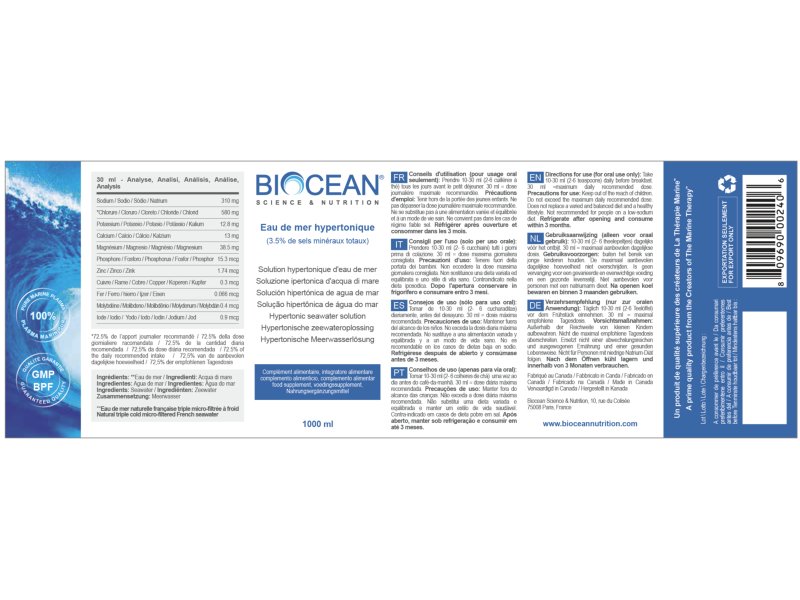 Etiker BiOcean® Hypertonic