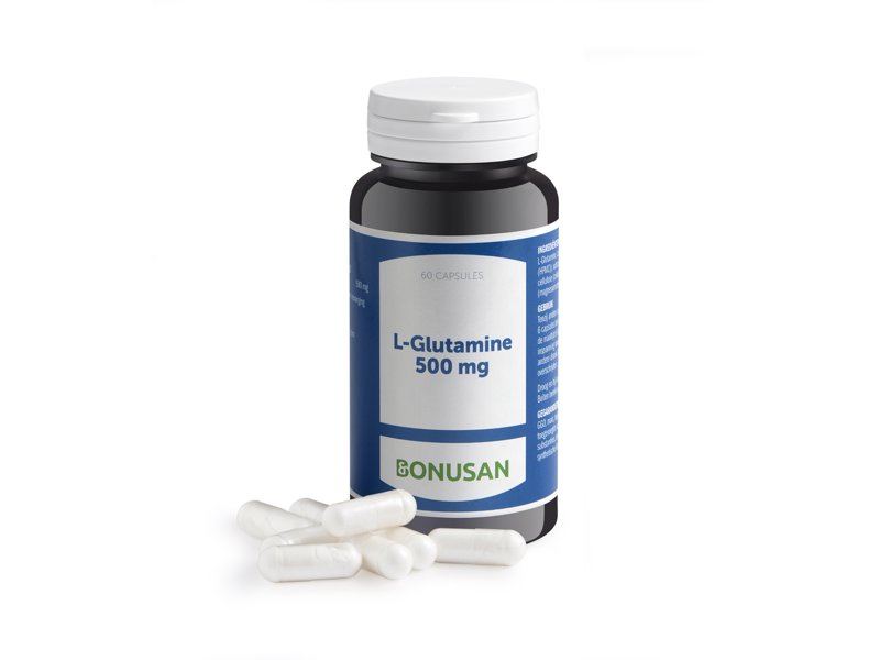 Bonusan L-Glutamine 500 mg capsules