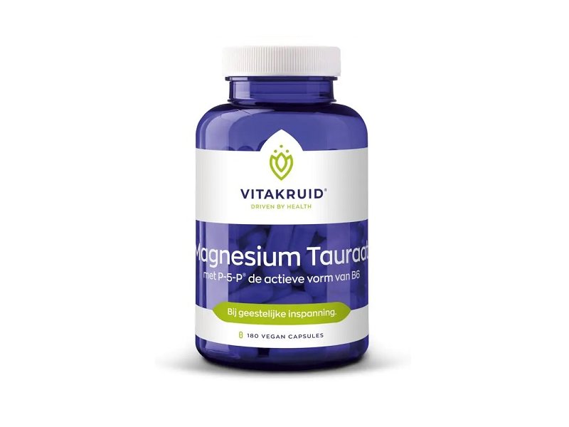 Vitakruid Magnesium Tauraat met p-5-p 180