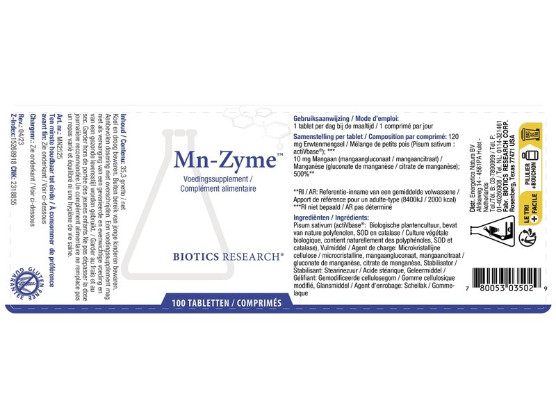 Etiket Biotics Mn Zyme