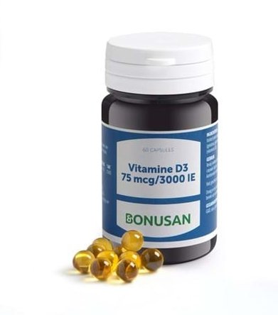 Bonusan Vitamine d3 75mcg