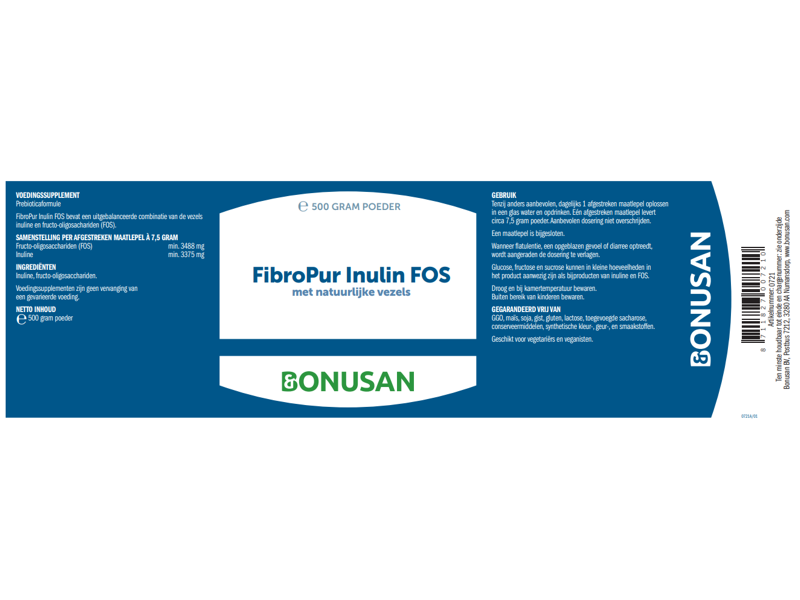 Etiket FibroPur Inulin FOS