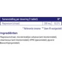 Etiket Magnesium 200 Citraat van Vitakruid