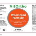 Etiket Weerstand Formule Vitortho
