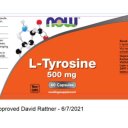 Etiket NOW L-Tyrosine