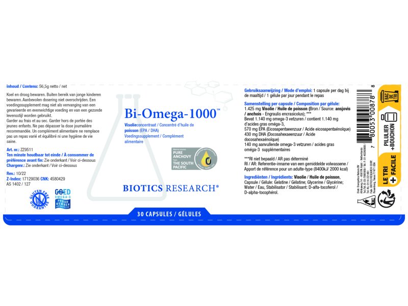 Etiket Bi - Omega 1000 30 capsules