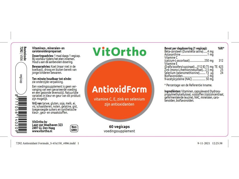 Etiket AntioxidForm