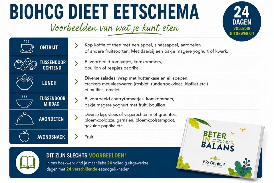Eetschema Biohcg Original