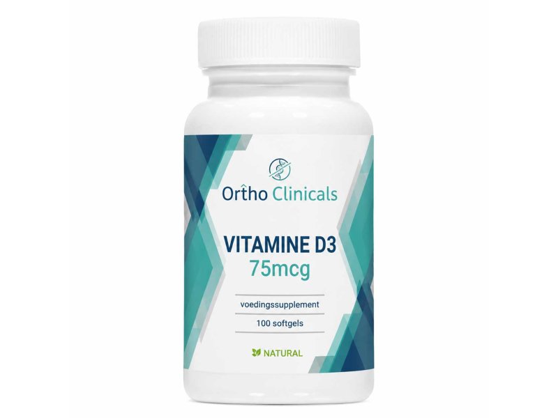 Ortho Clinicals Vitamine D3 (100 softgels)