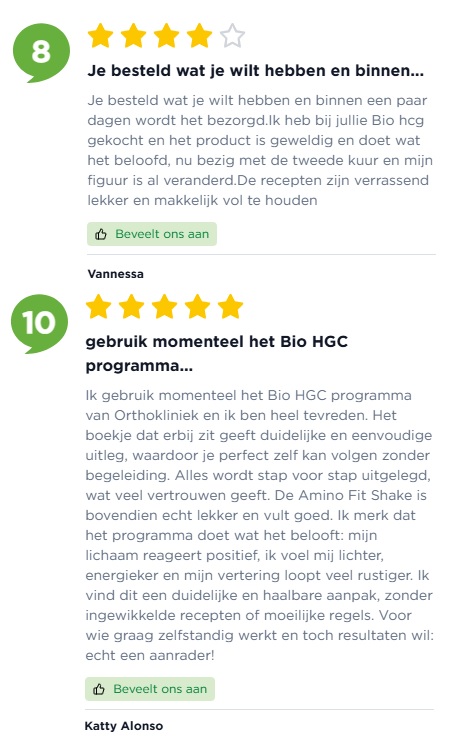 Reviews van Kiyoh