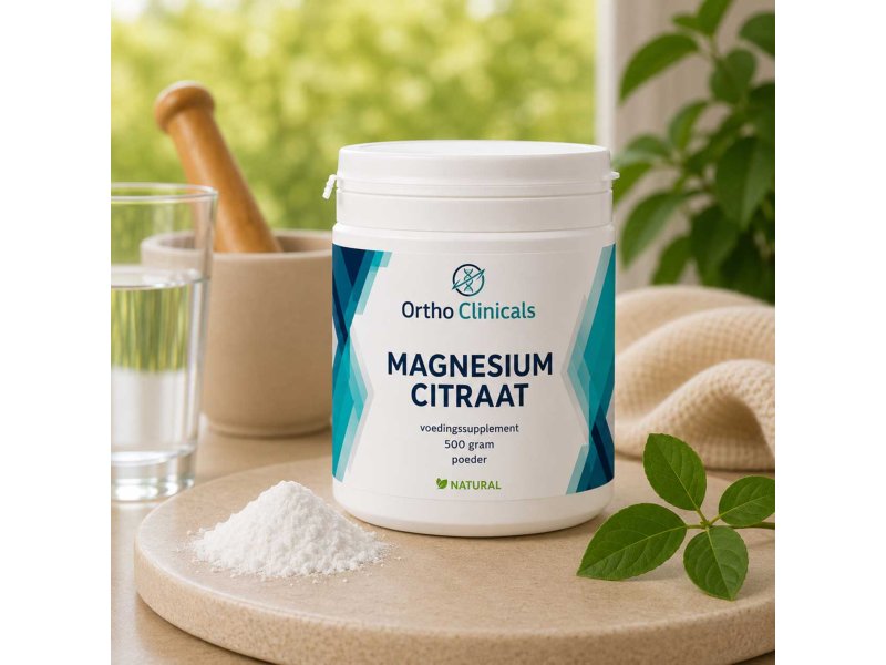 Sfeerbeeld magnesium citraat poeder