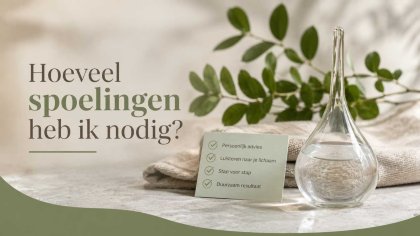 Hoeveel spoelingen heb ik nodig?