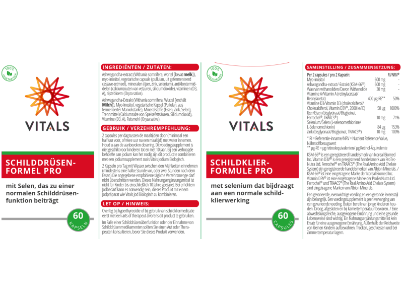 Etiket Schildklierformule Pro